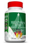Melatonin Hemp Gummies 5mg 25mg 60 Servings Q9786