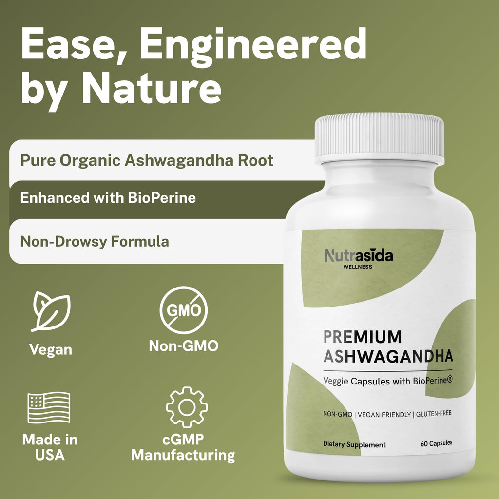 Ashwagandha 600mg Vegan Gluten-Free 60 Count S43751