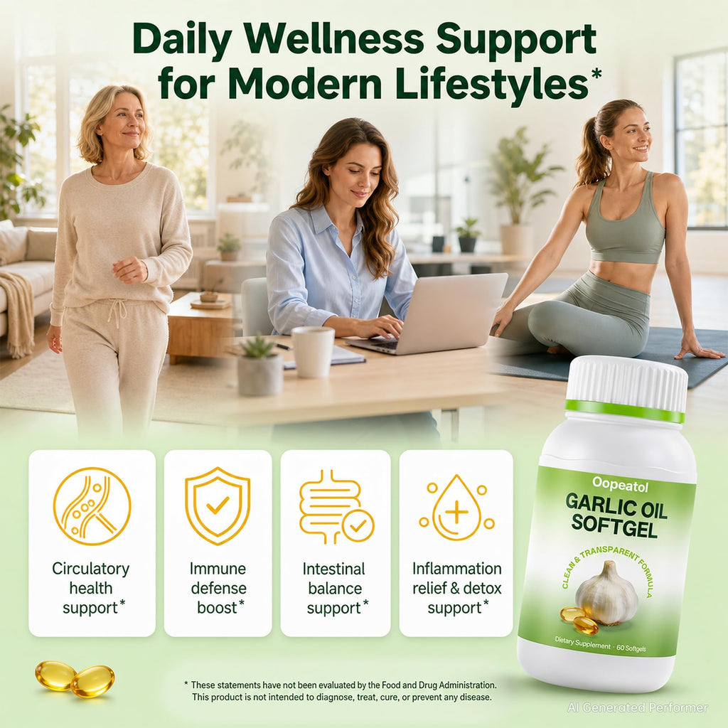 Odorless Garlic Oil Softgels, 60 Softgels K1858