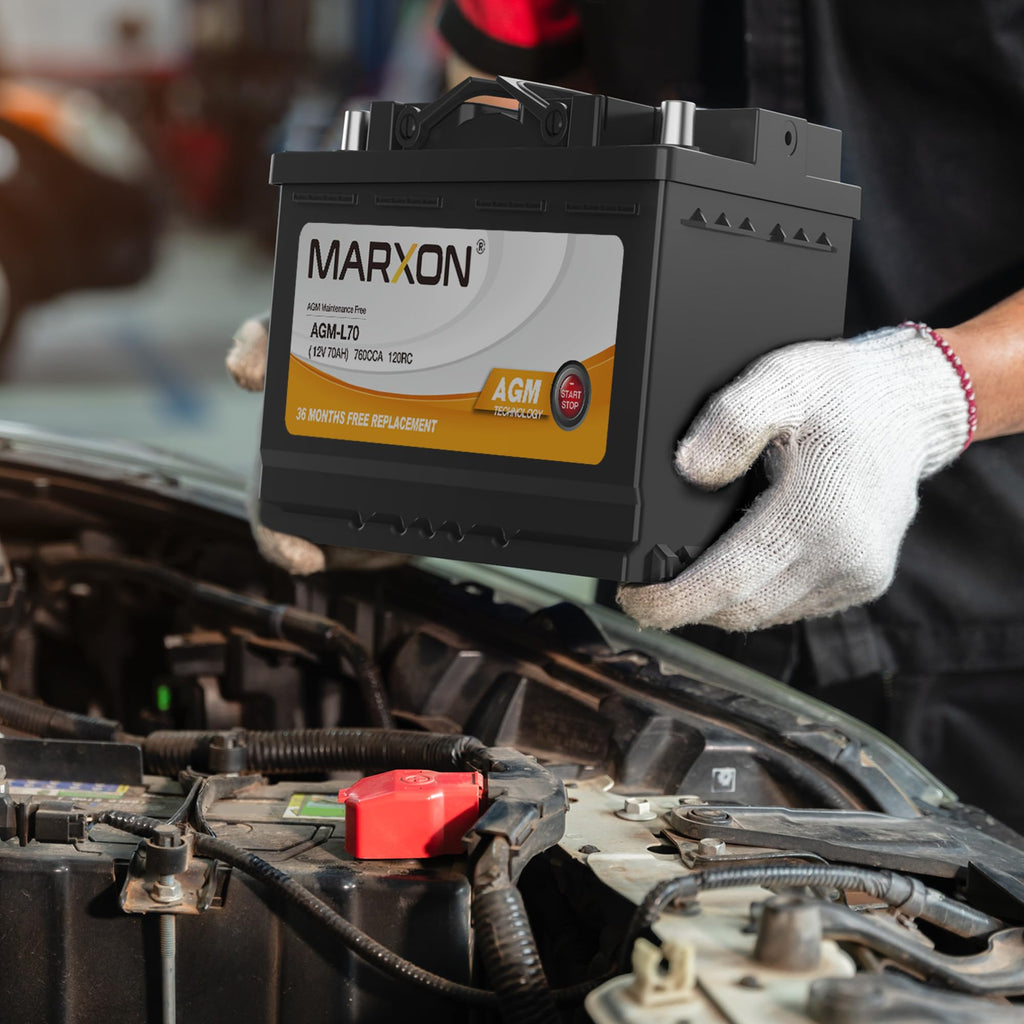 12v 70AH 760CCA AGM Car Battery B553