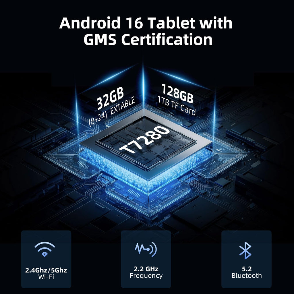 10 Inch Android 16 Tablet 32GB RAM 128GB ROM I333529