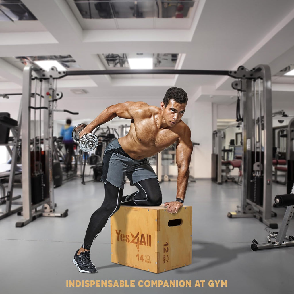 3-in-1 Wooden Plyo Box Q553