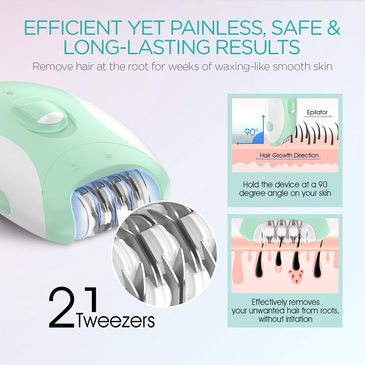 Cordless Epilator Hair Removal M8808