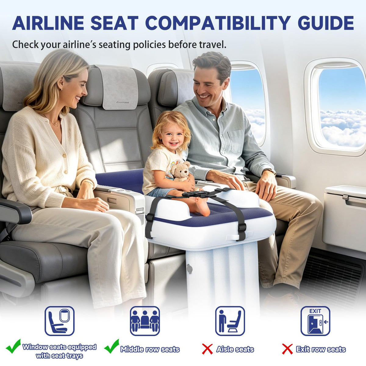 Inflatable Toddler Airplane Bed Y7215