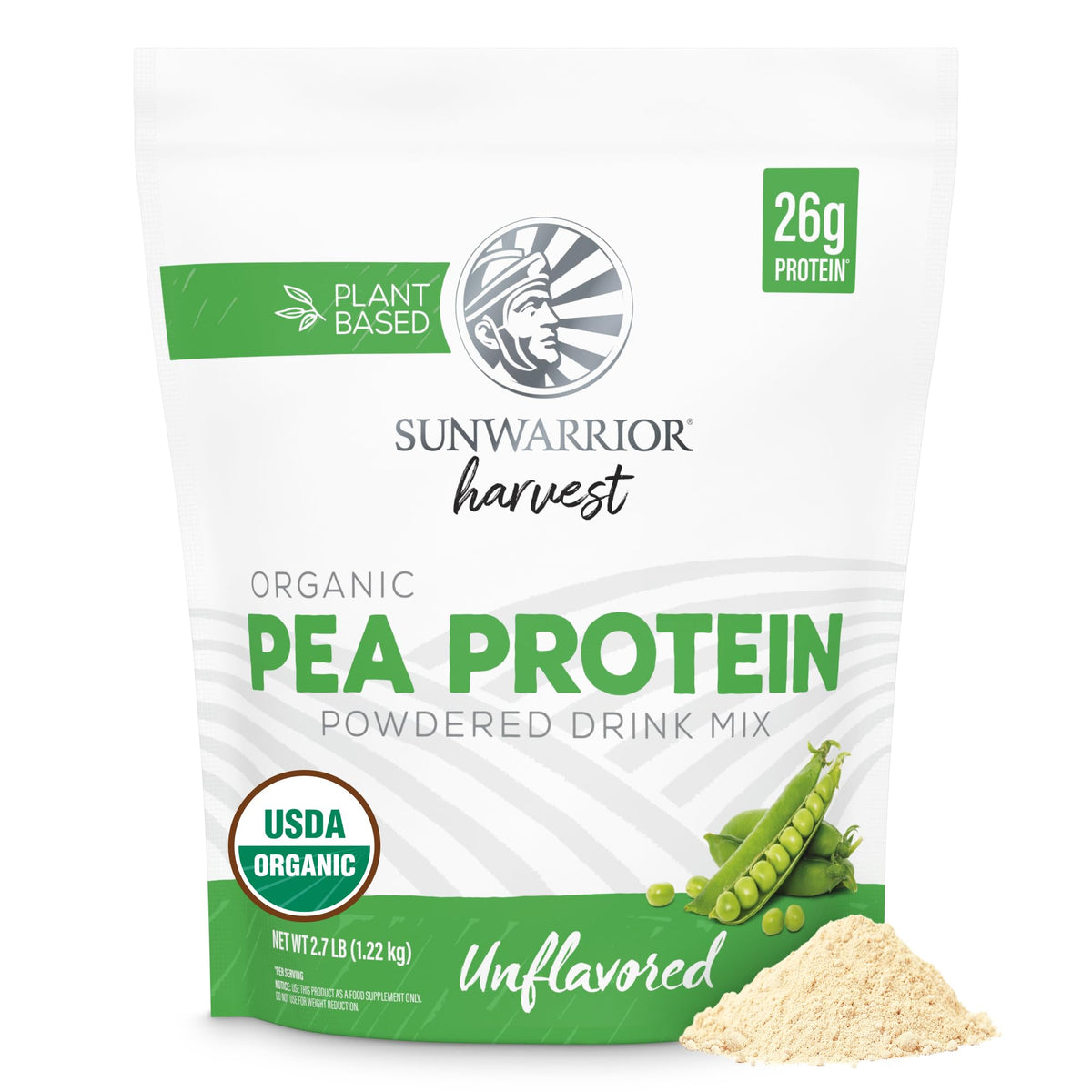 Organic Pea Protein Powder 35 Servings Unflavored D712346