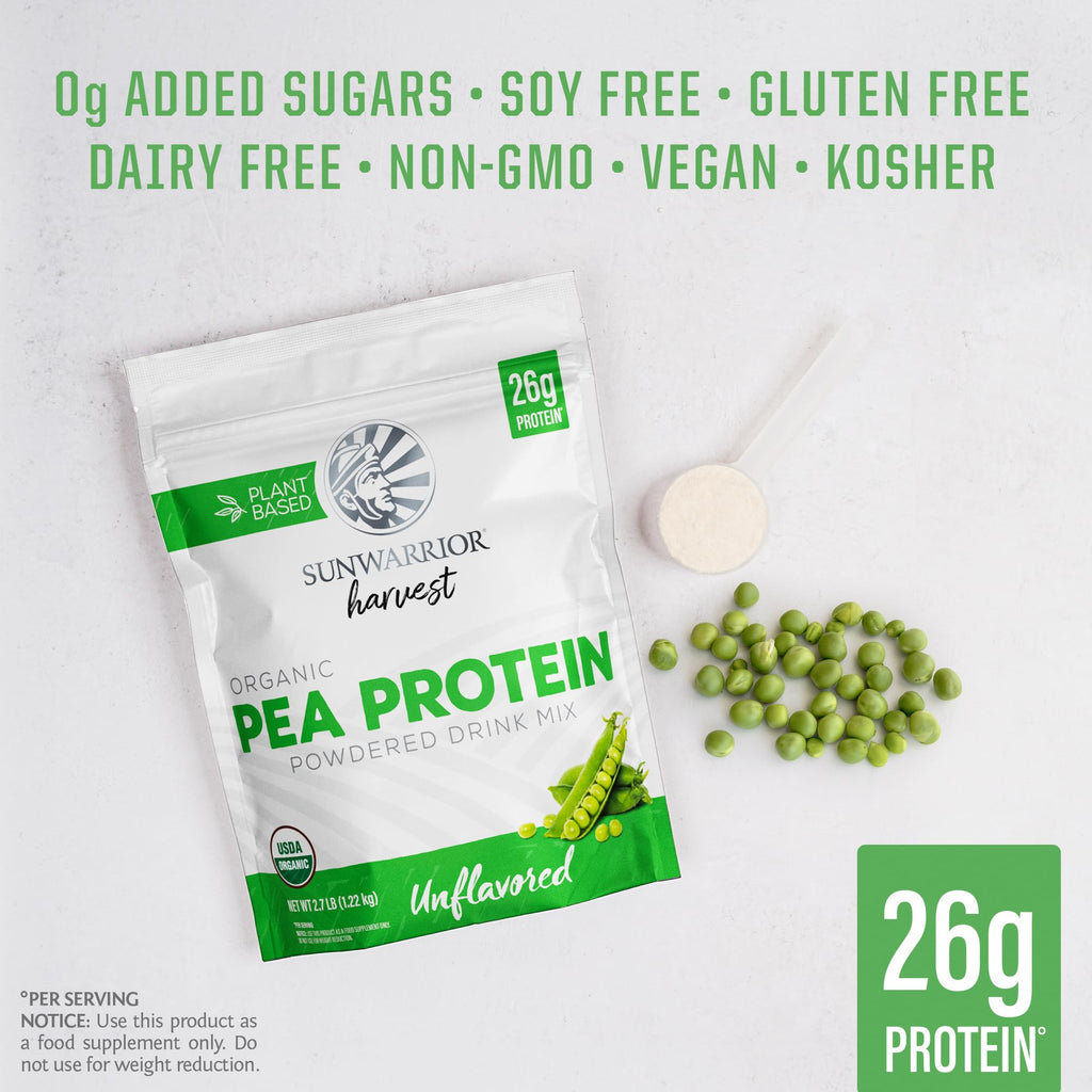 Organic Pea Protein Powder 35 Servings Unflavored D712346