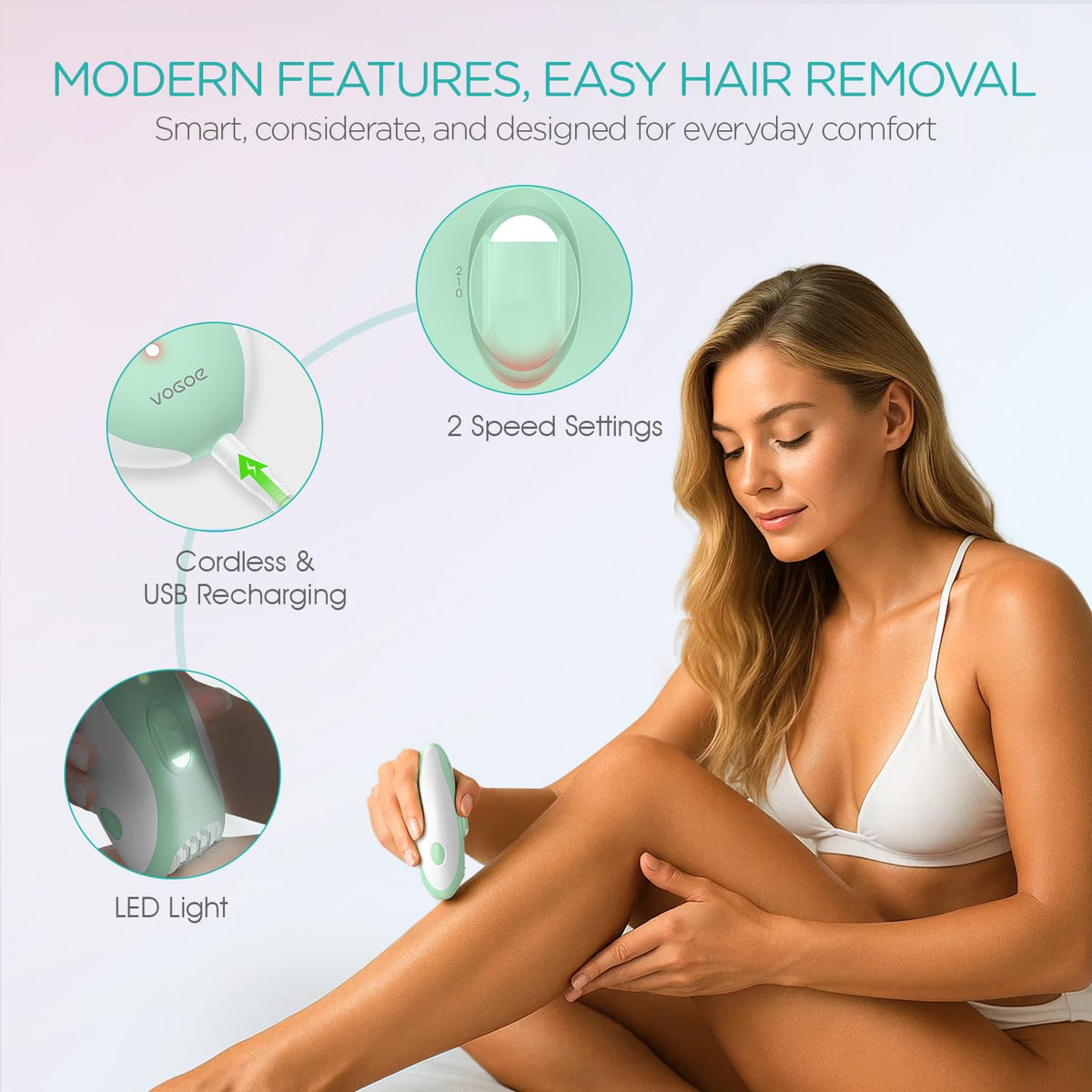 Cordless Epilator Hair Removal M8808