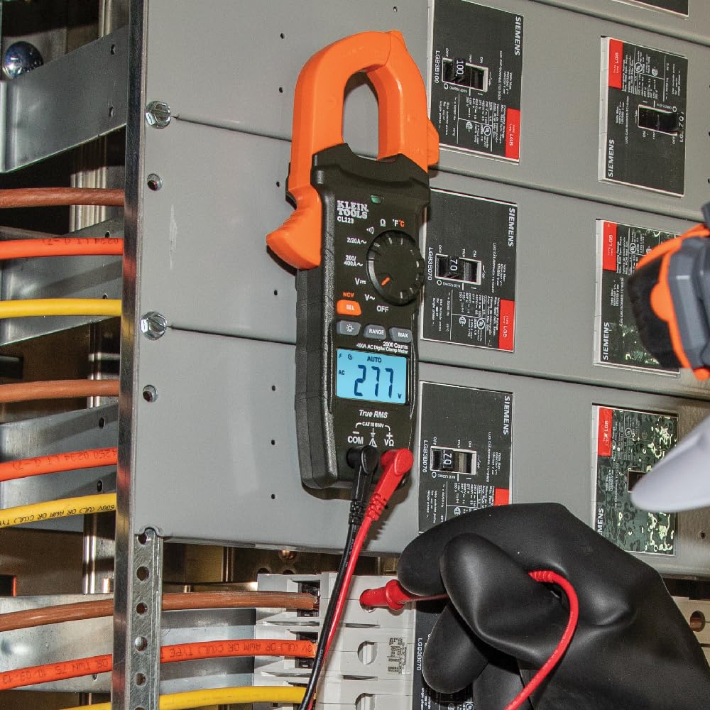Digital Clamp Meter, Auto-Ranging 400 Amp AC J133