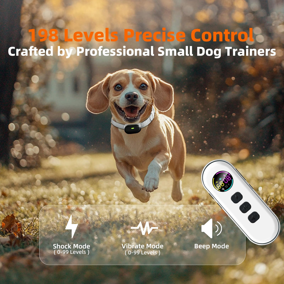 Ultra-Light Slim Dog Training Collar with Remote Z666