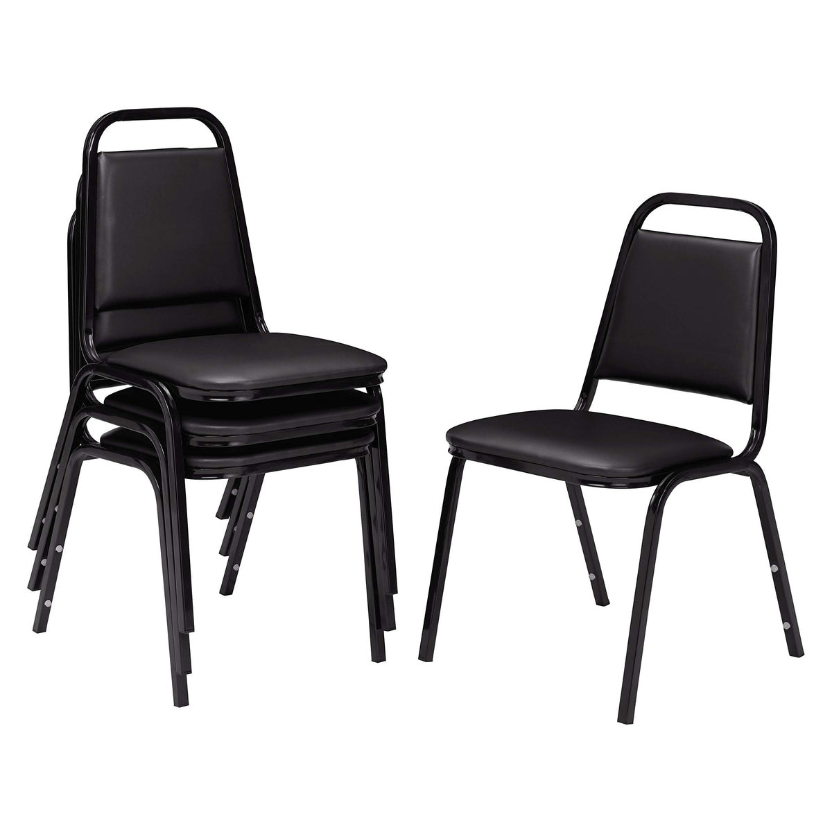 Vinyl Stacking Chair, 4/Pack Z41313
