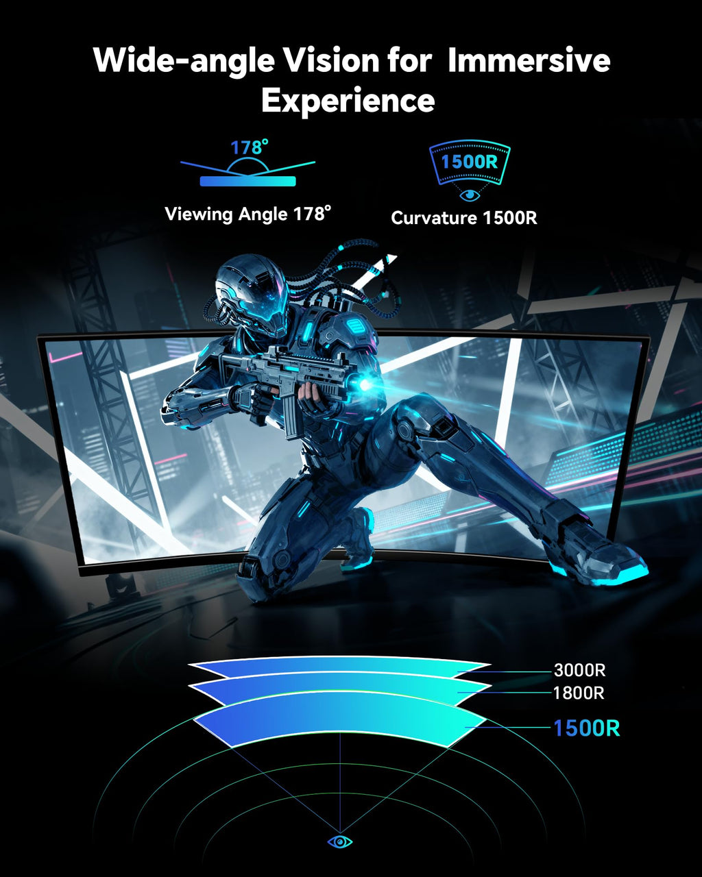 34 Inch Ultrawide Curved Gaming Monitor N739594