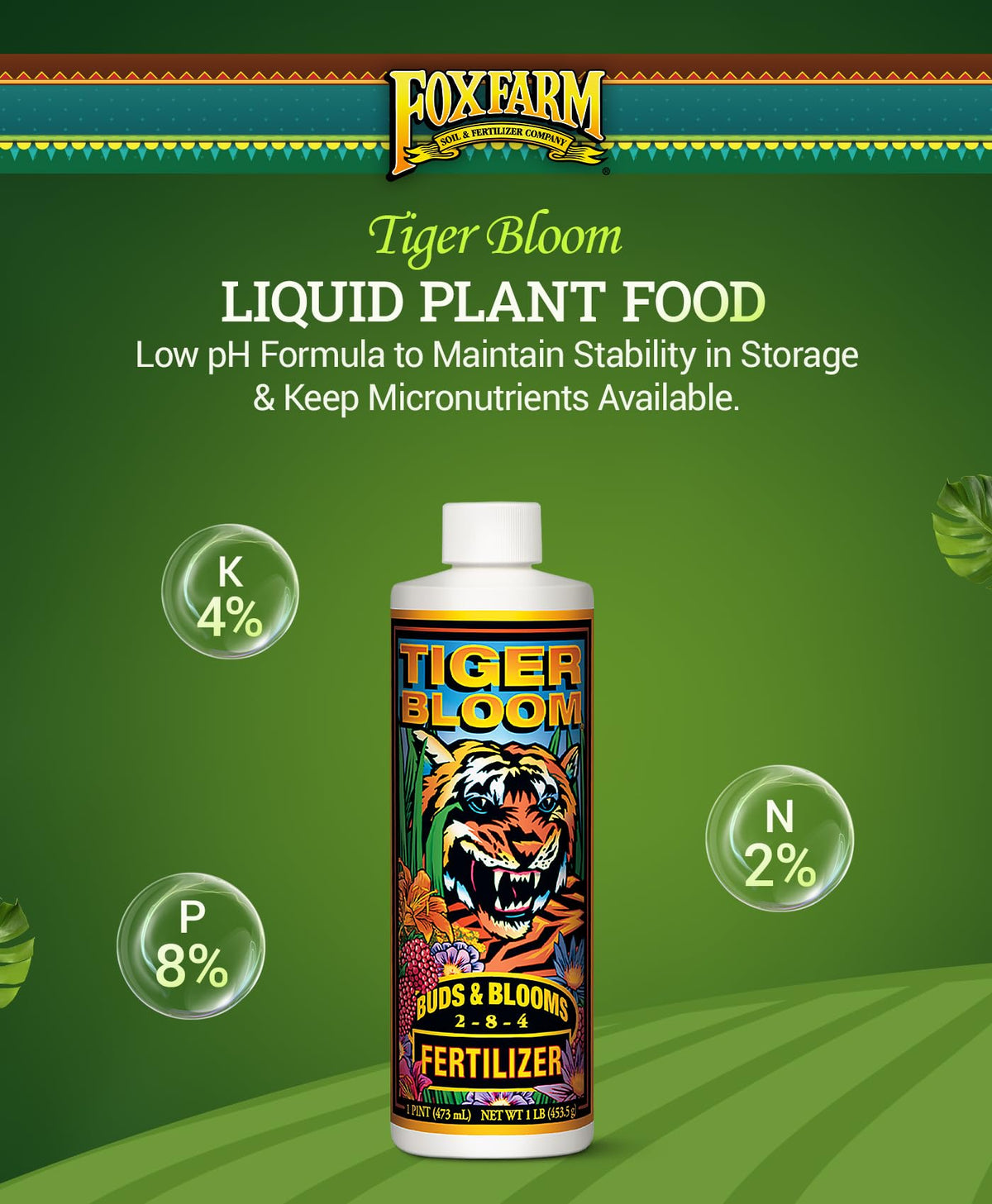 Liquid Plant Food 2-8-4 1 Pint A452149