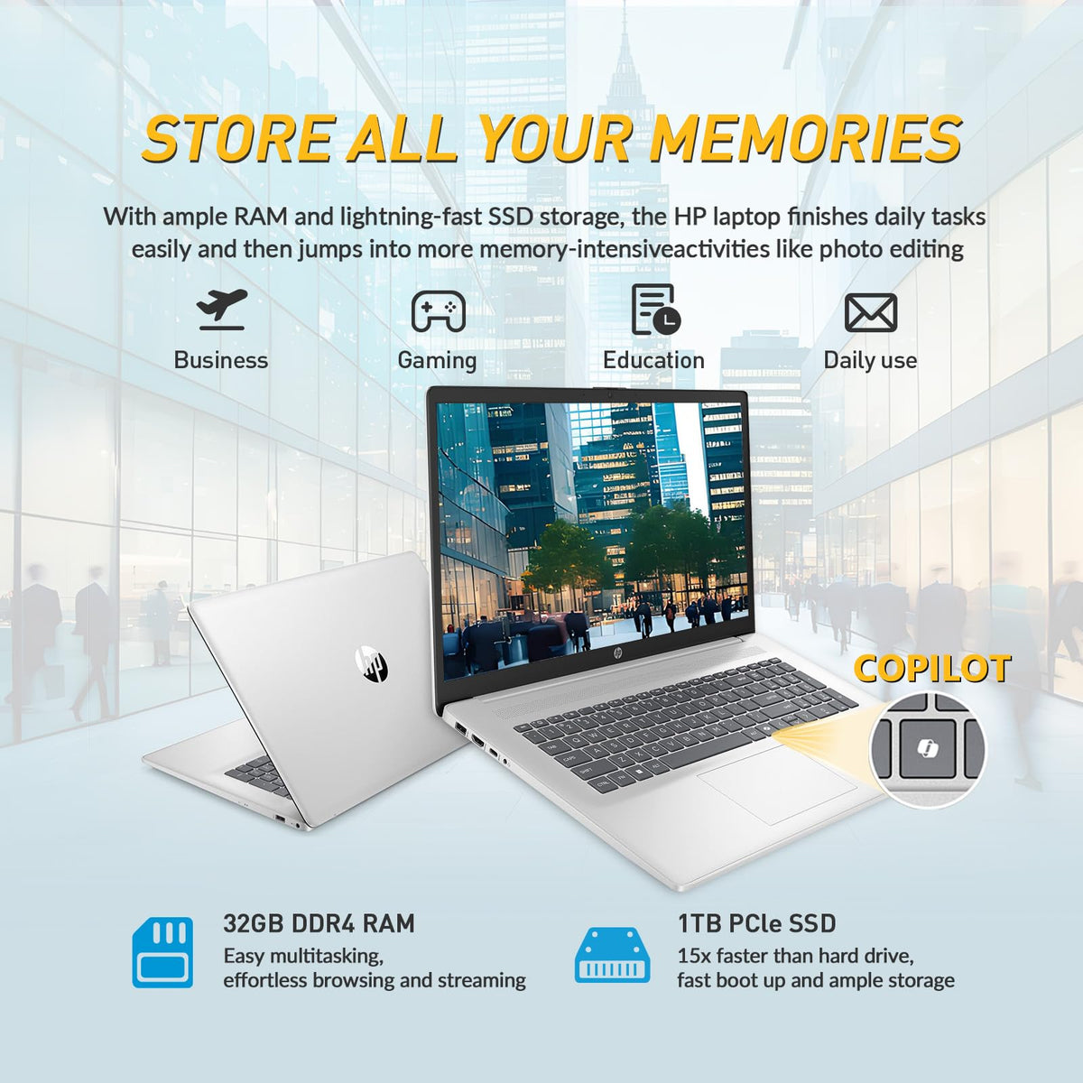 17.3" Touchscreen Laptop, Ryzen 5, 32GB RAM 1TB SSD C966252