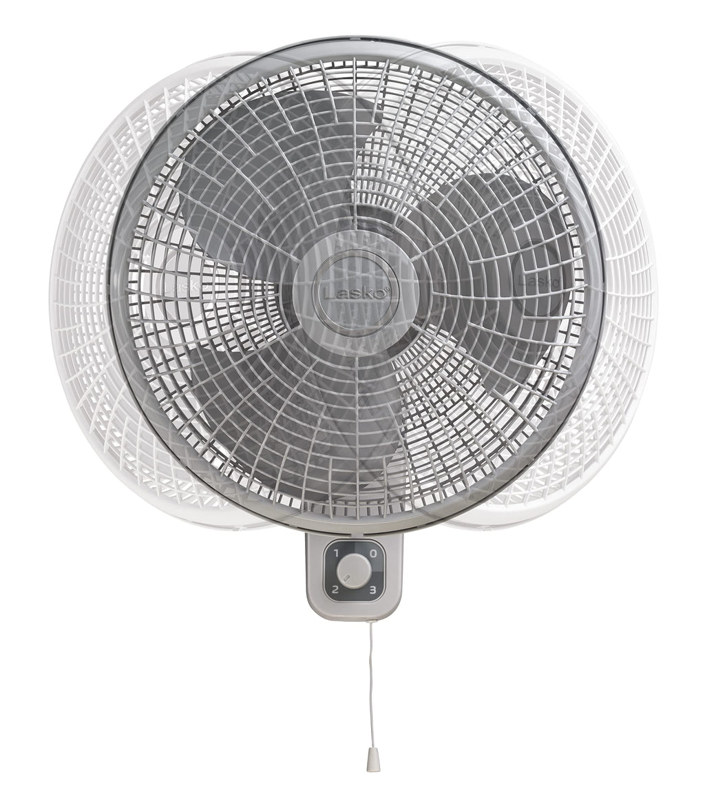 16" 3-Speed Oscillating Wall Mount Fan H181