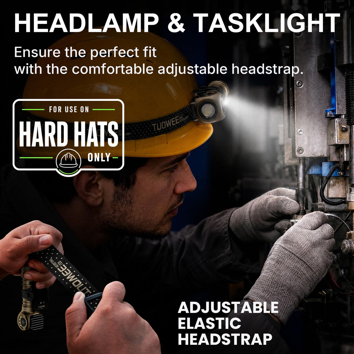 2400 Lumen Rechargeable LED Flashlights with Clip A251