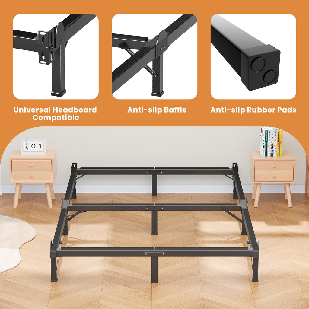 Queen 8 Inches Metal Bed Frame B31406