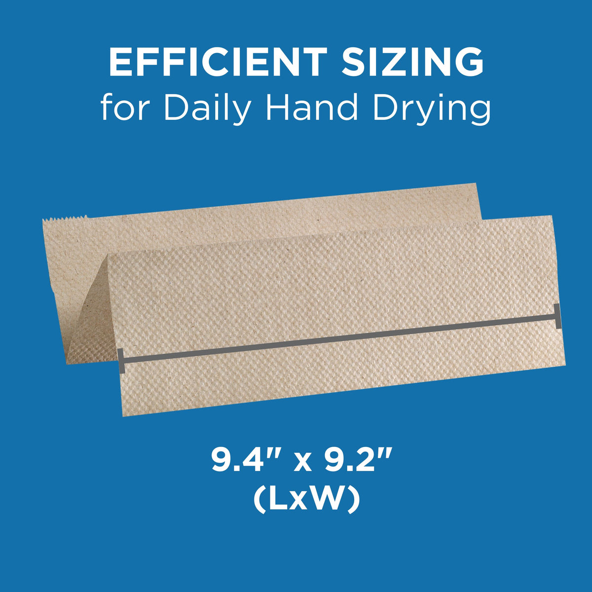 Brown 1-Ply Multifold Paper Towels, 250 Per Pack, 16 Packs Z4664