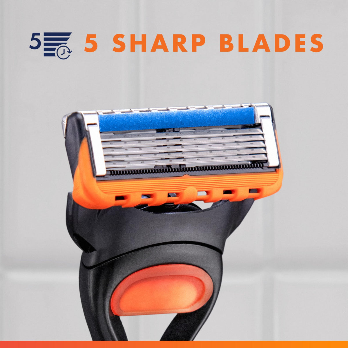 Men's Razor Blade Refills, 5-Blade Cartridges, 12 Count Z291096