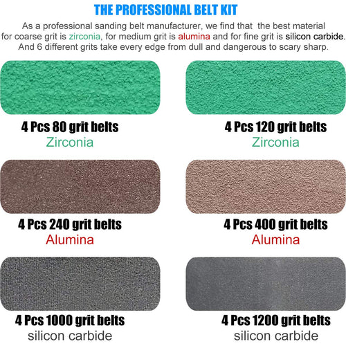 24 Pcs 1/2" x 12" Replacement Belt Kit J26096