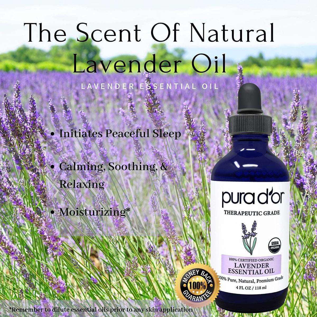 Organic Frankincense & Lavender Essential Oils 4oz U8025