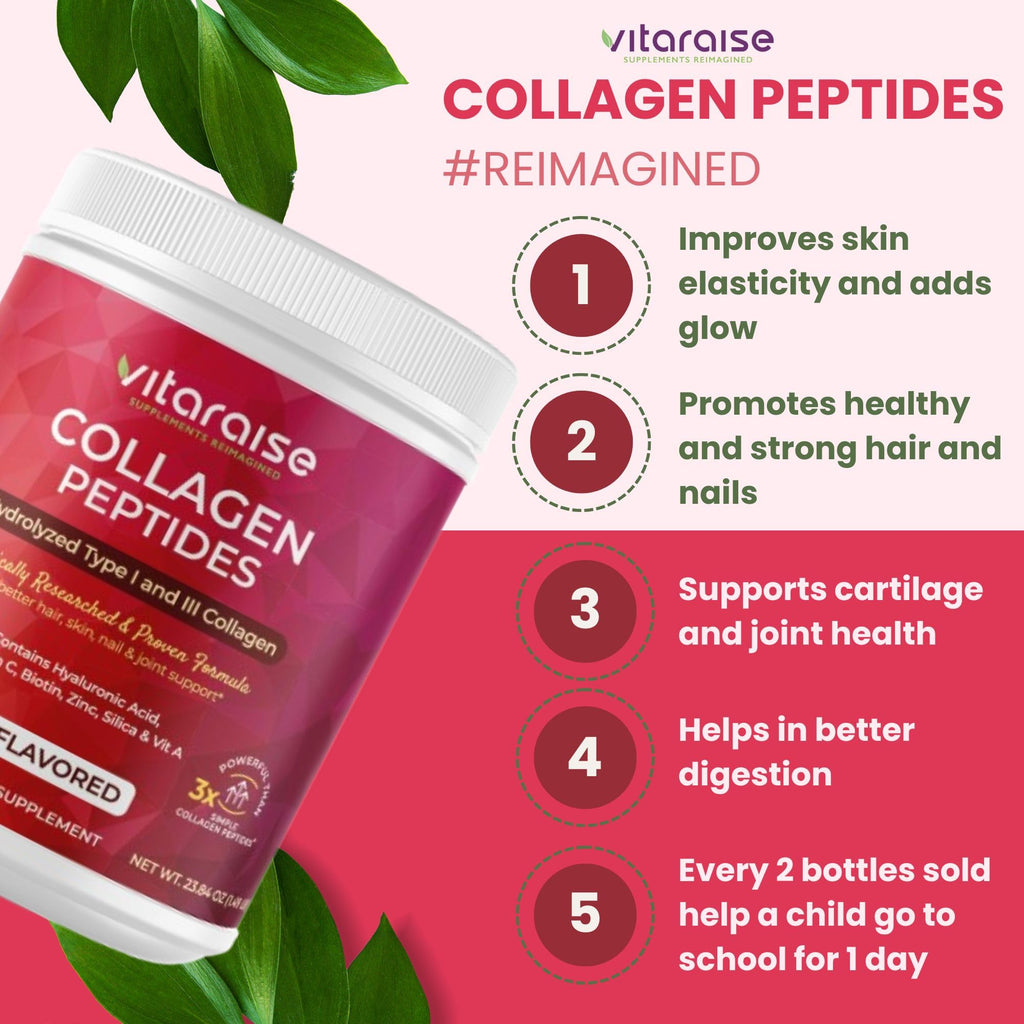 Hydrolyzed Collagen Powder, Grass Fed, 22g/Serving, 1.49lb T994791