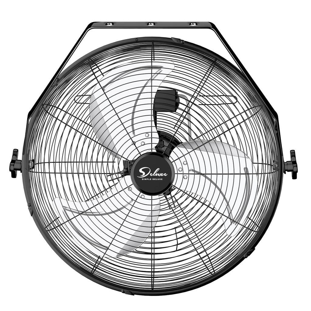 20 Inch 3 Speed Black Wall-Mount Fan Z84035