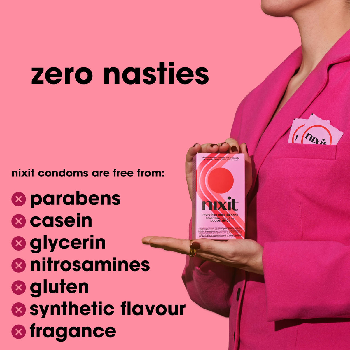 Natural Ultra Thin Vegan Latex Condoms 24 Count J2888