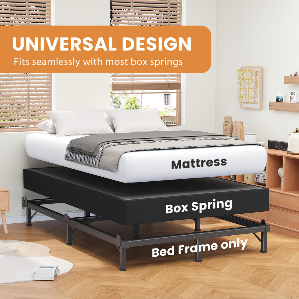 Queen 8 Inches Metal Bed Frame B31406