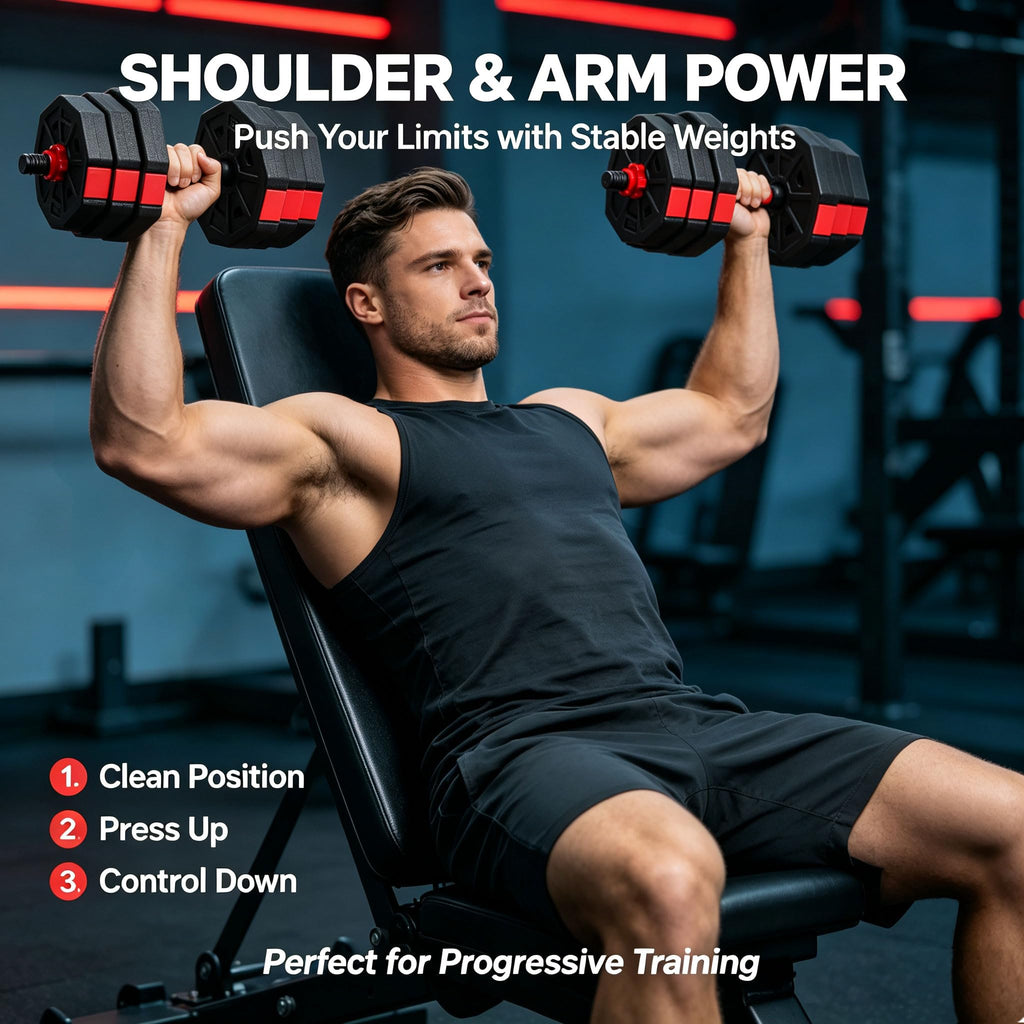 Adjustable Dumbbell Set 5-44 lbs D15168