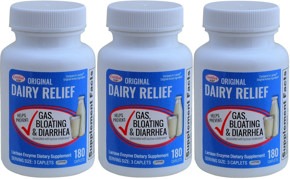 Lactase Enzyme 540 Caplets 3000 FCC X71051