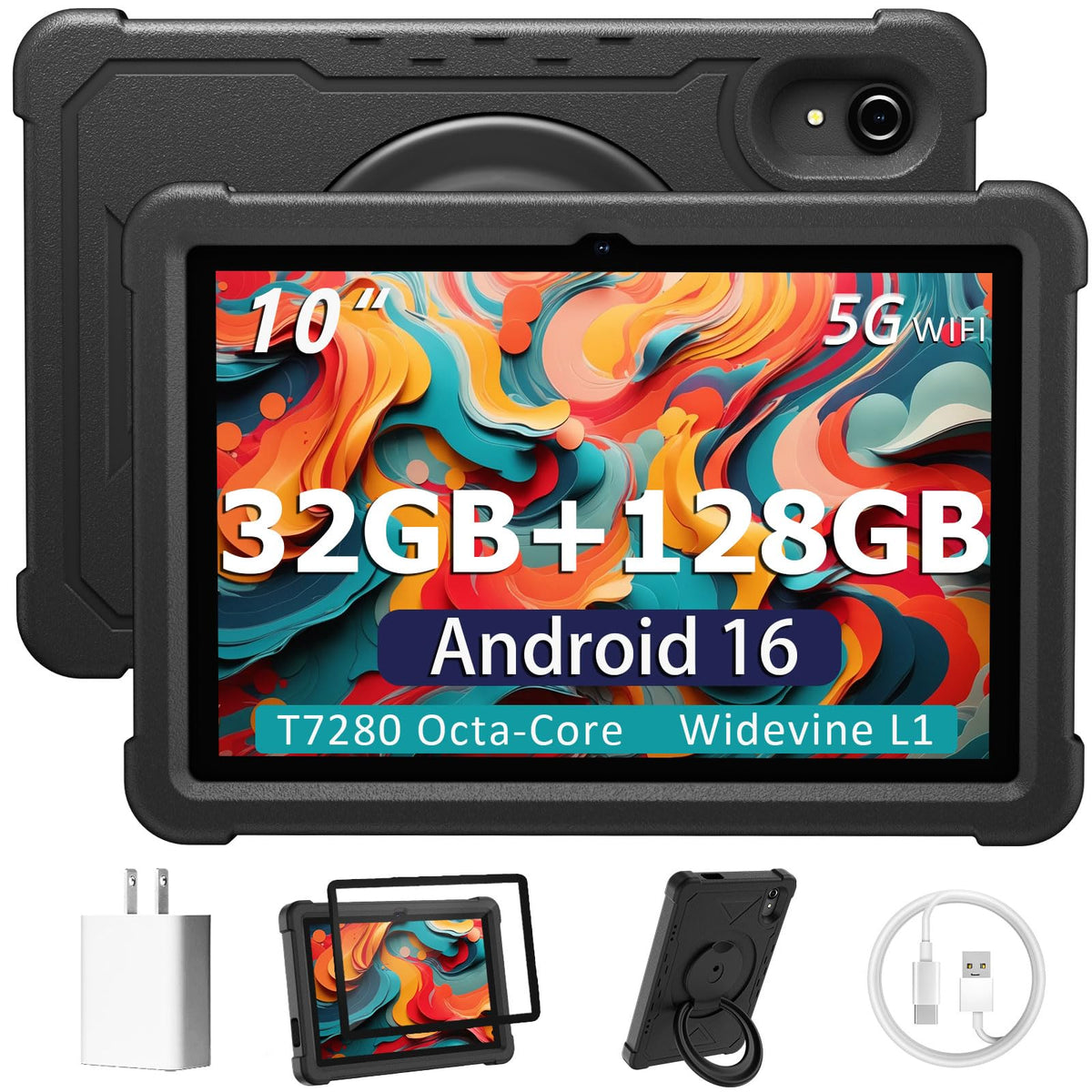 10 Inch Android 16 Tablet 32GB RAM 128GB ROM I333529
