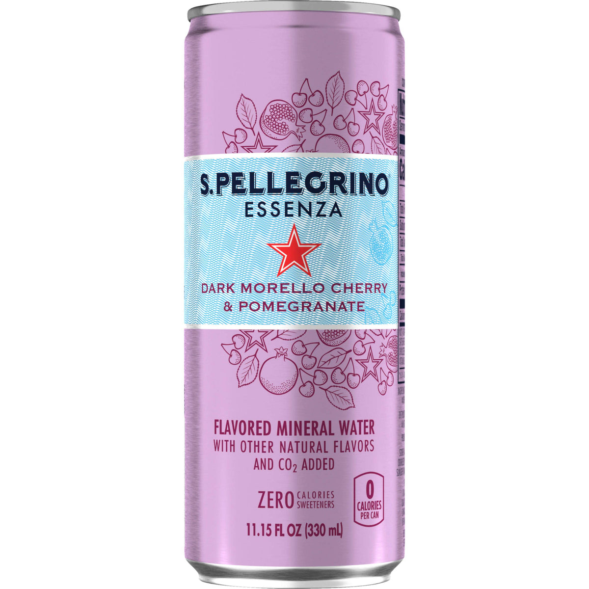 Dark Morello Cherry & Pomegranate Sparkling Water 11.2 Fl Oz (pack of 8) Q4693