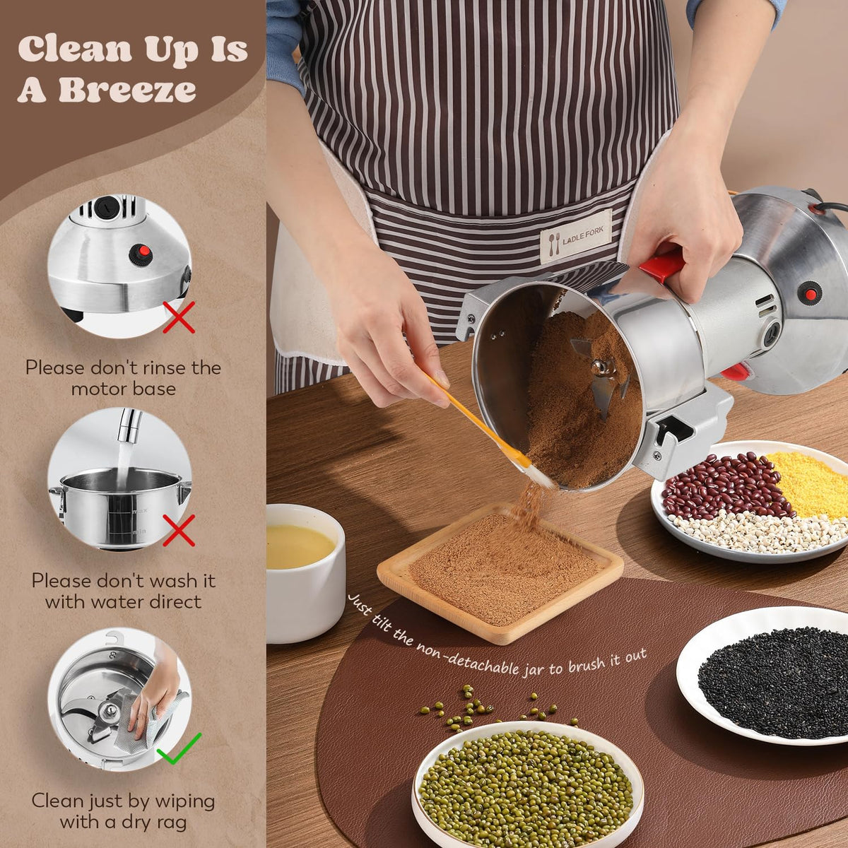 Electric Grain Mill Grinder 150g R4075