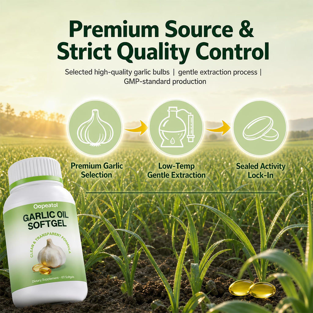 Odorless Garlic Oil Softgels, 60 Softgels K1858