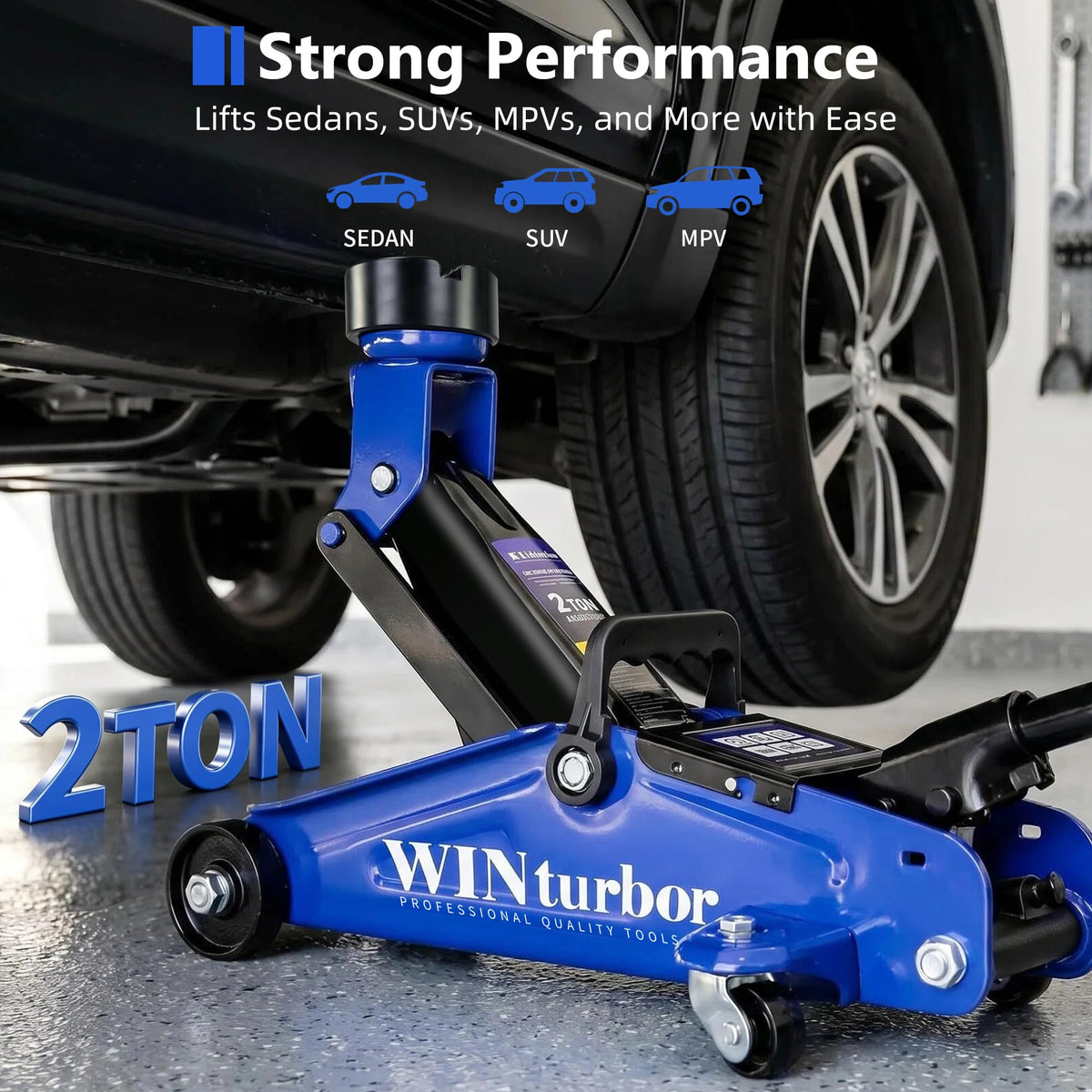 2 Ton Low Profile Hydraulic Floor Jack N804