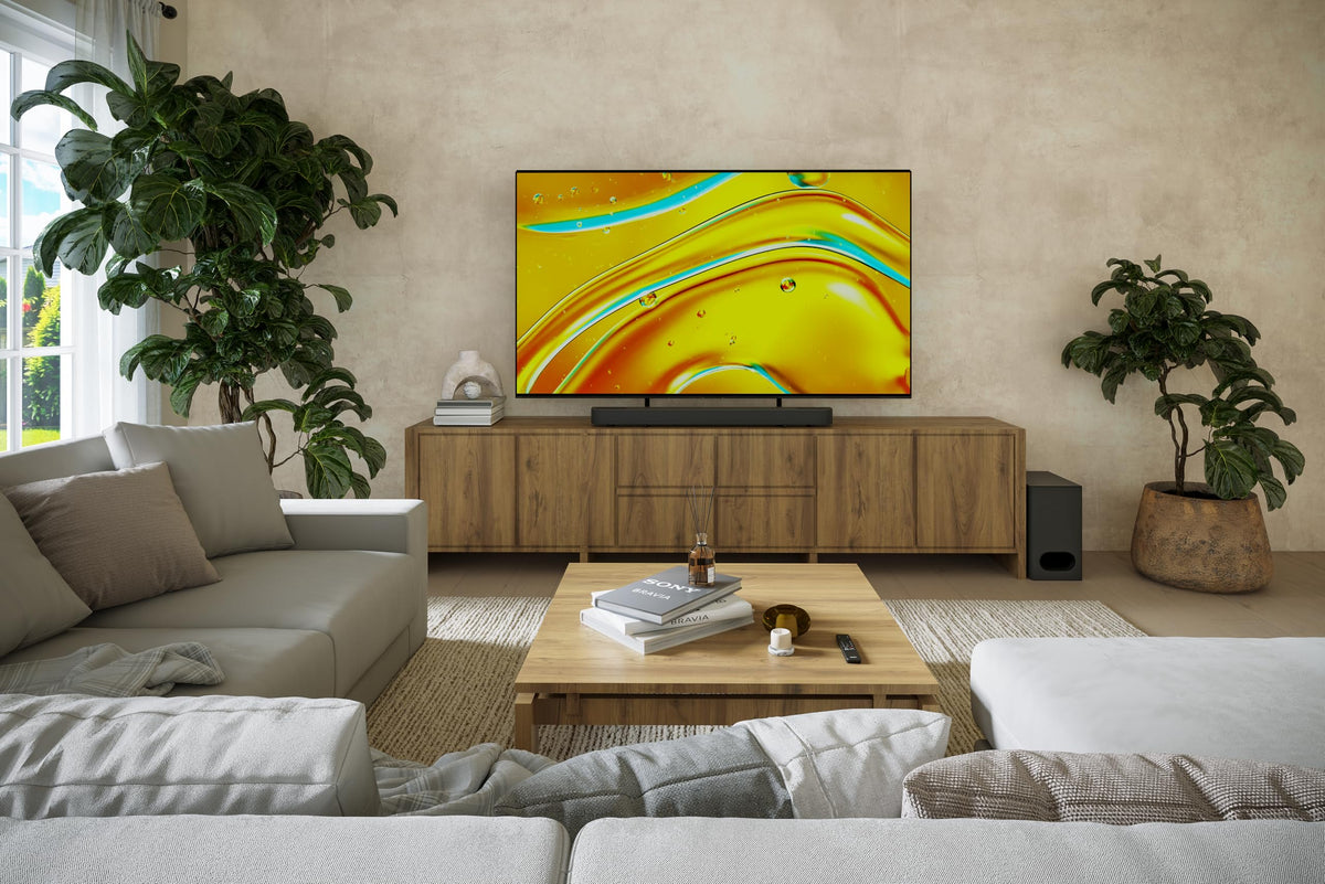 55-Inch 4K Mini LED Smart TV & 3.1.2ch Soundbar with Wireless Subwoofer Bundle G798437